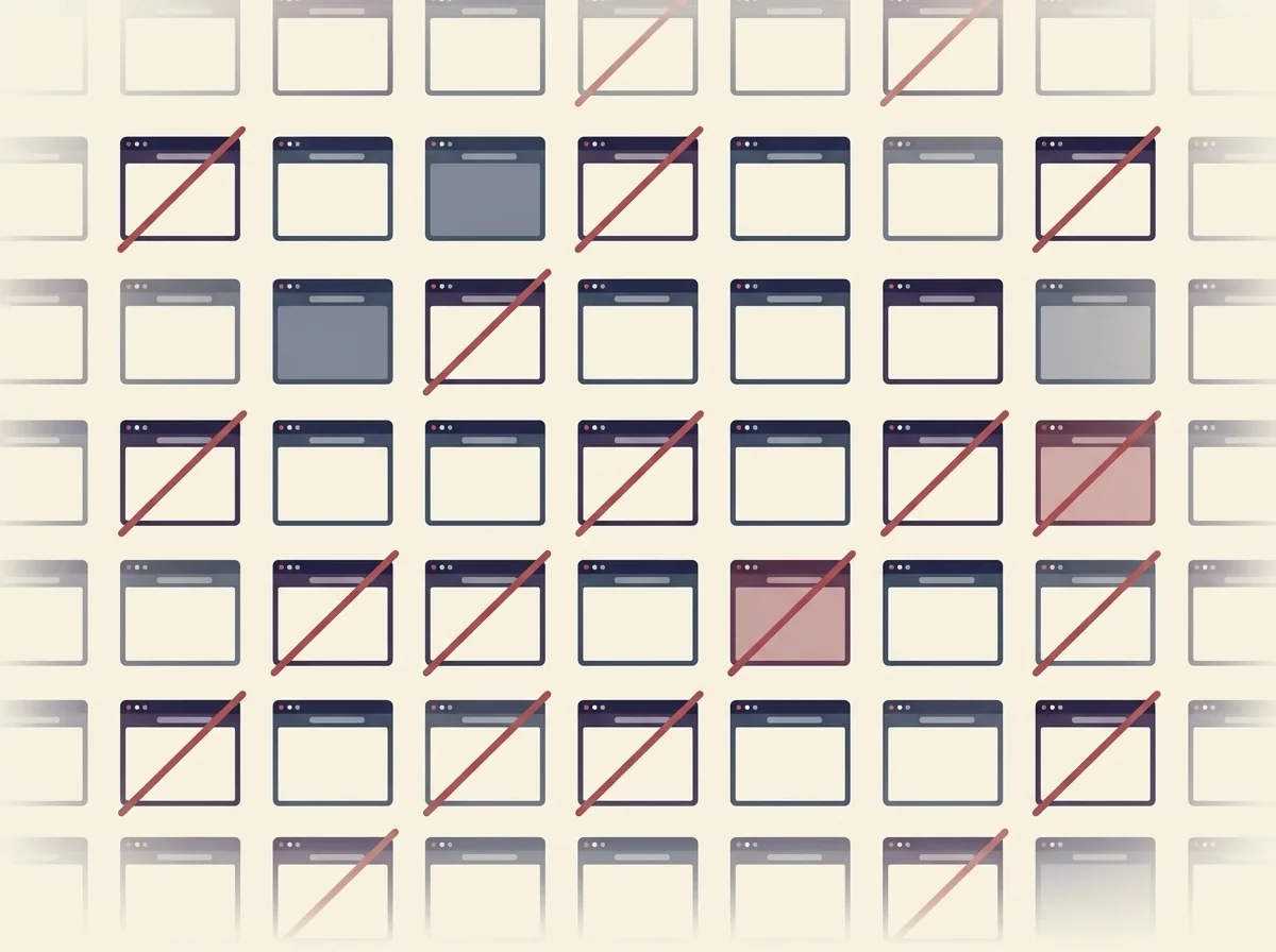 Visualización del bloqueo de 229 portales y 2961 páginas web por la DGOJ durante 2025