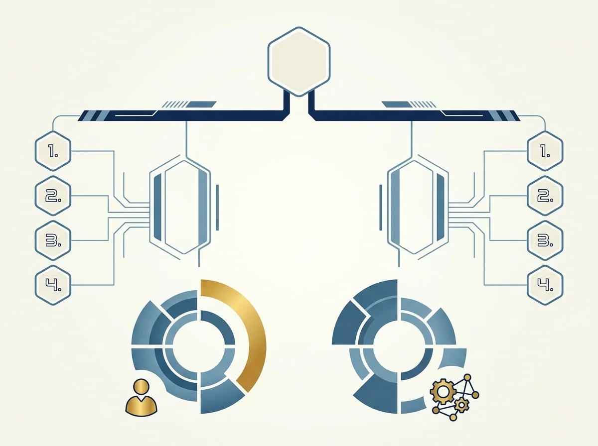 Diagrama de los tipos de licencia B2C y B2B de la MGA con las subcategorías 1 a 4